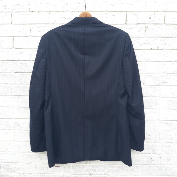 Banana Republic Wool Pinstripe Suit Jacket - Picture 7 of 8